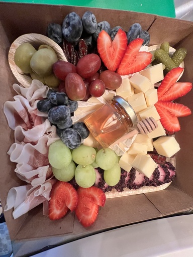 Small Charcuterie Box serves up to 4 (9x9 Box)