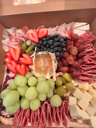 Medium Charcuterie Box serves up to 6 (12x12 Box)