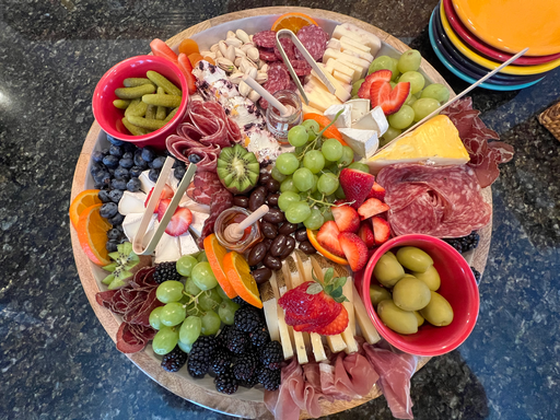 Large Charcuterie Board for 7-10 (17x12" Platter)